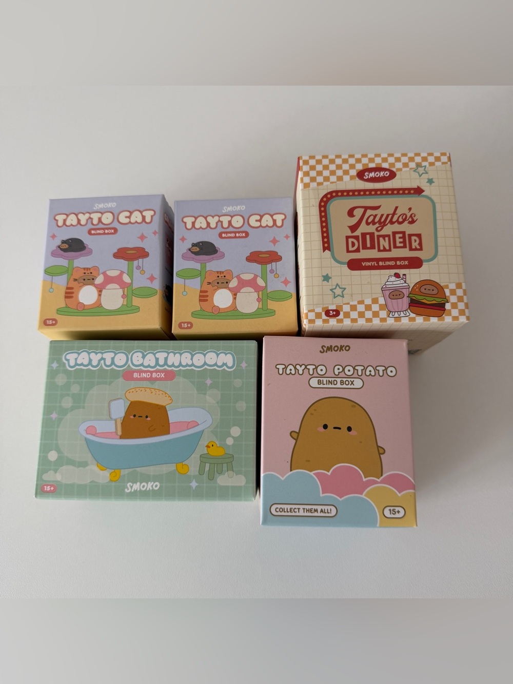Blind box set of 5: tayto’s collection